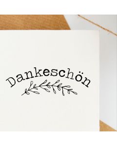 Motivstempel Dankeschön  