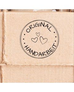 Runder Holz-Motivstempel original Handarbeit  