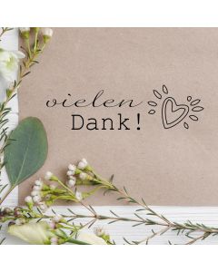 Motivstempel Vielen Dank!  