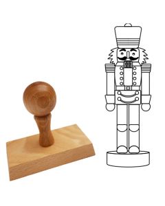 Ausmalstempel Nussknacker  45 x 90 mm  
