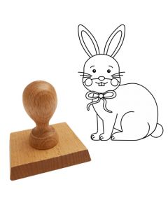 Ausmalstempel Osterhase 65 x 85 mm  