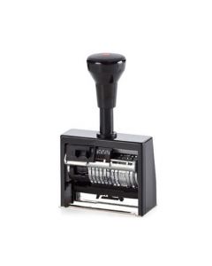 Reiner Paginierstempel ND6K Numeroteur mit Datum rechts 4,5 mm  SCHWARZ