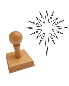 Ausmalstempel Stern  60 x 60 mm  