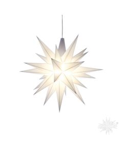 Herrnhuter Stern weiß ca. 13 cm mit LED