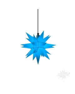 Herrnhuter Stern A4 blau ca. 40 cm  