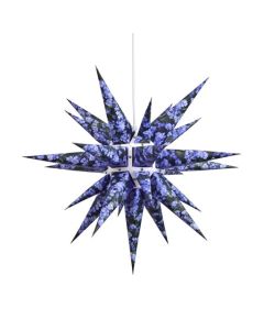 Herrnhuter Stern Edition Natur Motiv Vergissmeinnicht 2023 ca. 60 cm