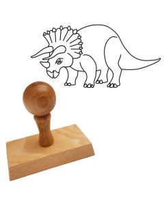 Ausmalstempel Triceratops 90 x 45 mm  