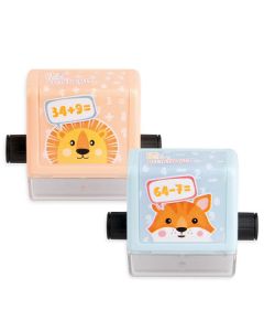 trodat LITTLE DOTs RECHENRALLY Plus Minus Rechenroller Set  