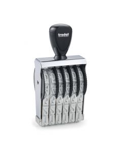Trodat Classic Ziffernstempel 6-stellig 15 mm 65x15 mm  