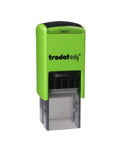 trodat edy FLEX - Motivationsstempel mit eigenem Bild und Text GRÜN BLAU