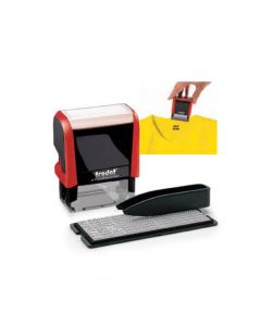 Trodat Printy 4911 Wäschestempel in Blisterverpackung zum Selbersetzen ROT SCHWARZ