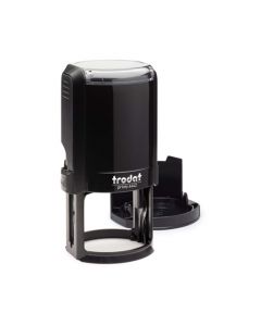 Trodat Printy 4642 Textstempel rund Durchm. 42 mm SCHWARZ BLAU