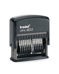 Trodat Printy 48313 Ziffern/Numeroteur 44x3,8 mm  BLAU
