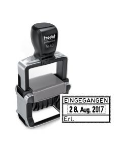 Trodat Datumstempel Professional B4 Eingegangen - Erl.  BLAU