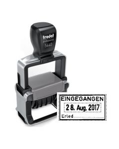 Trodat Datumstempel Professional C9 Eingegangen - Erled.  BLAU
