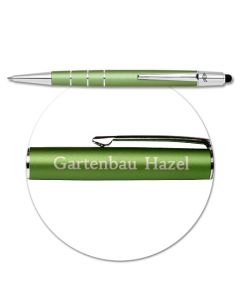 WEDO Touchpen Newbie - Summer Time - Kugelschreiber mit Gravur GRÜN 
