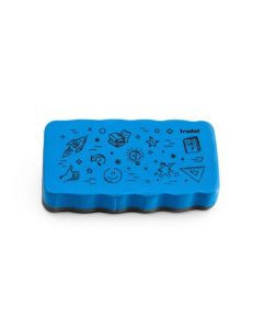 trodat magnetischer Whiteboard Schwamm blau  