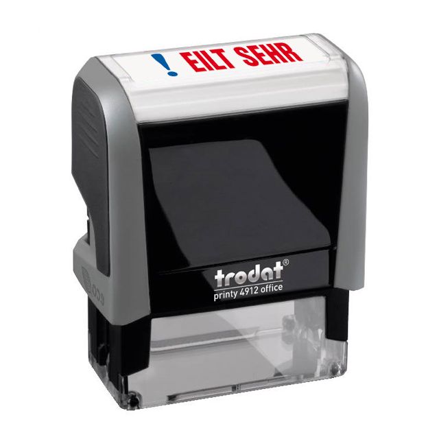 Eco-Printy mit Text: Eilt Sehr  ZWEIFARBIG