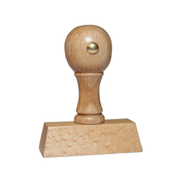 Holzstempel mit Text: Kopie  