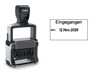 Bild eines Datumstempels