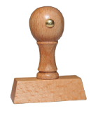 Bild eines Holzstempels