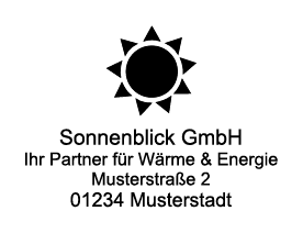 Ein Beispiel eines richtigen Logos nach Logo Checkliste.