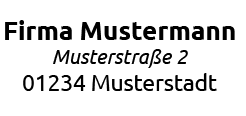 Schrift Beispiel