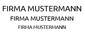 Schriftart in verschiedenen Größen.