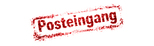 Bild eines unsauberen Stempelabdruckes.