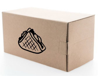 bestempelte Verpackung