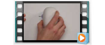 emark Stempelabdruck mit einer einfachen Seitwärtsbewegung