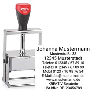 Colop Expert Line 3800 Textstempel 68x49 mm