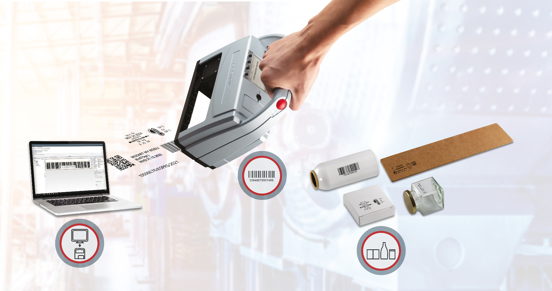 Anwendungsbeispiel Kennzeichnungsgerät