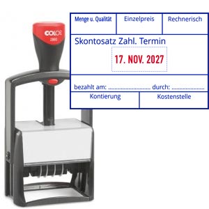 Kontierungsstempel Colop Classic Line 2860