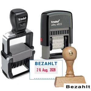 Bezahlt Stempel online kaufen 