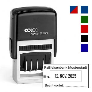 Datumstempel für Posteingang Colop S260