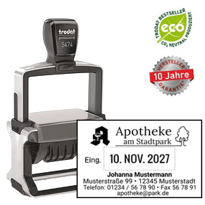 Datumstempel für Posteingang Trodat Professional 5474