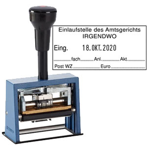 Datumstempel für Posteingang Reiner D65 