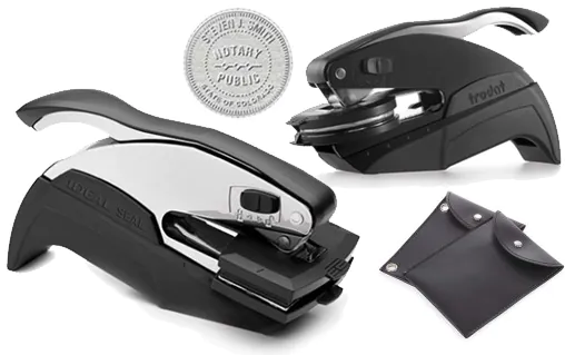 Prägezange rund und rechteckig