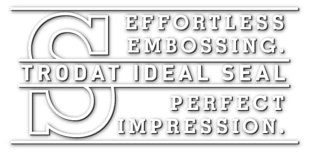 Prägezangen für Unternehmen Beispiel Prägung rechteckig